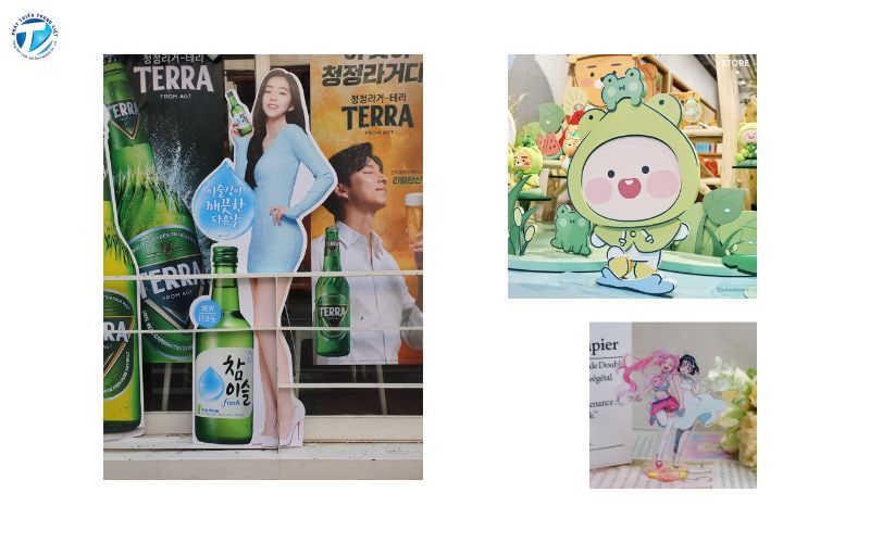 Standee hình người, standee nhân vật hoạt hình